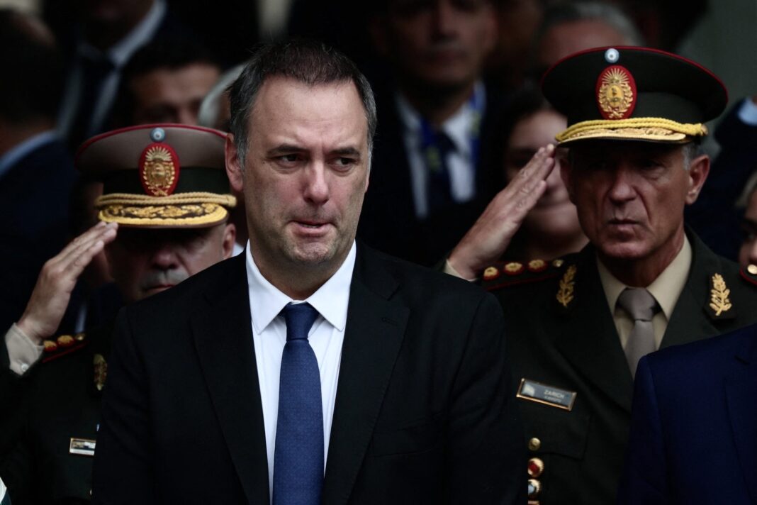 Manuel Adorni, Jefe de Gabinete, en un acto oficial.