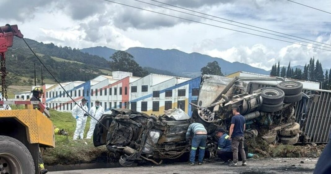 Imagen ilustrativa de un peaje en carretera, referencia al accidente ocurrido en Colombia.