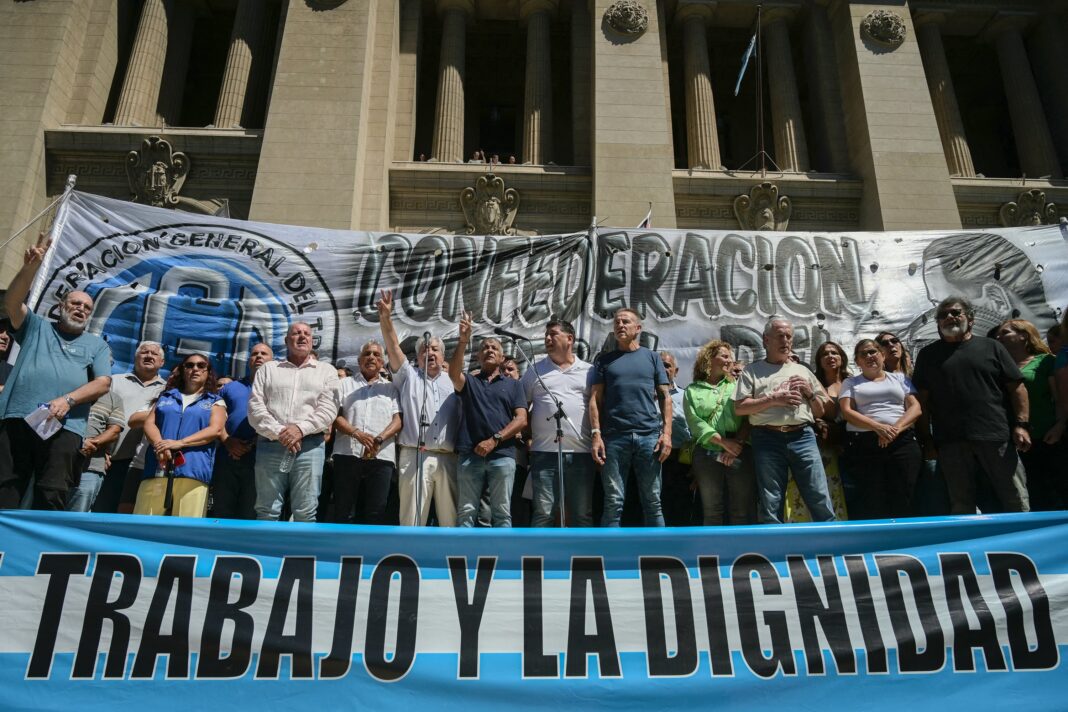 Sede de la CGT en Buenos Aires