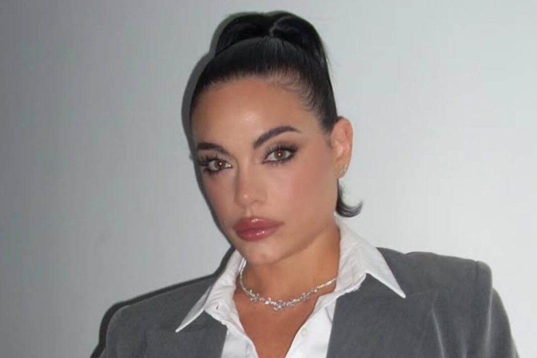 Emilia Attias en una entrevista hablando sobre su separación