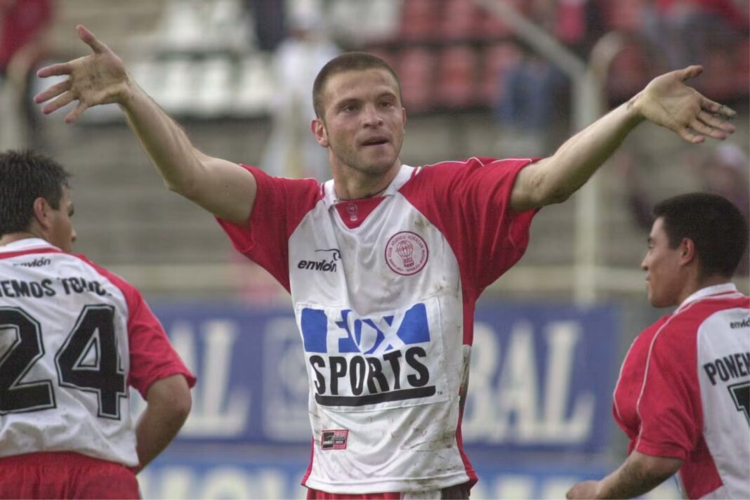 Sebastián Patota Morquio, exfutbolista uruguayo, en sus tiempos de jugador.