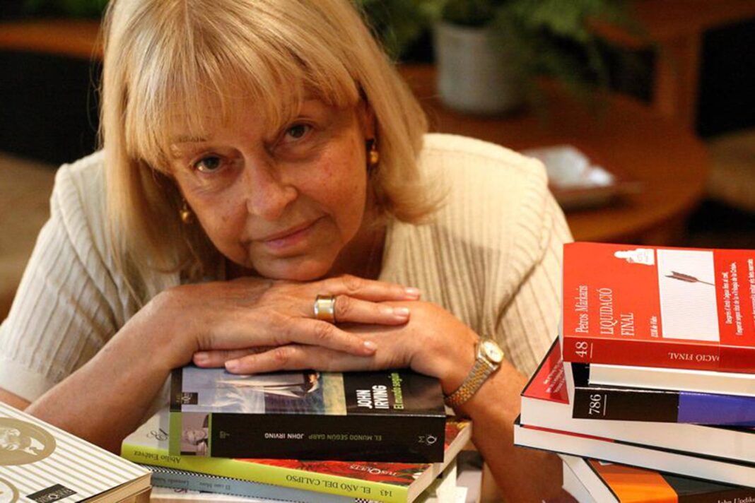 Retrato de la editora Beatriz de Moura, fundadora de Tusquets Editores.