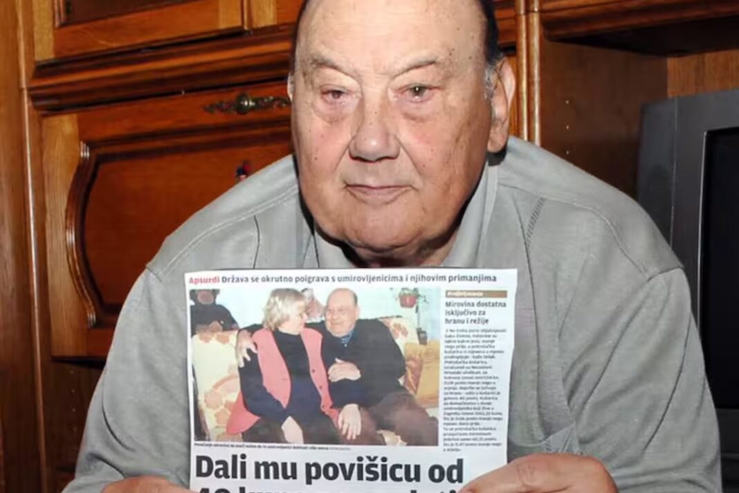 Fotografía de Frane Selak, el hombre que sobrevivió a siete accidentes graves.