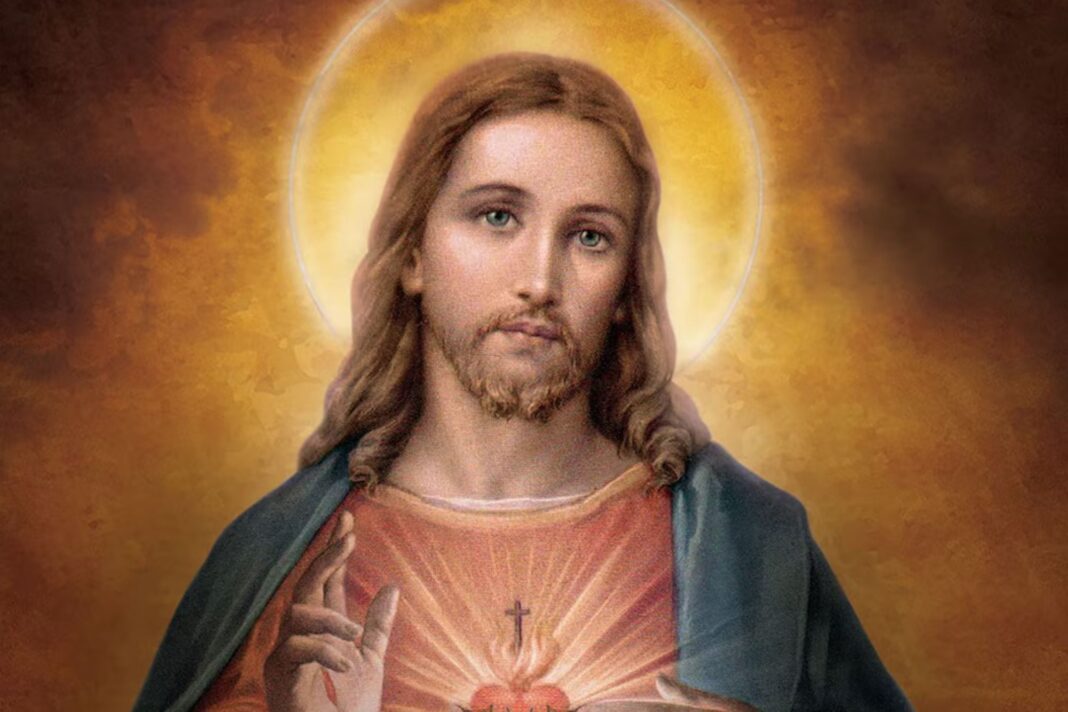 Representación artística de Jesús de Nazaret enseñando a sus discípulos.