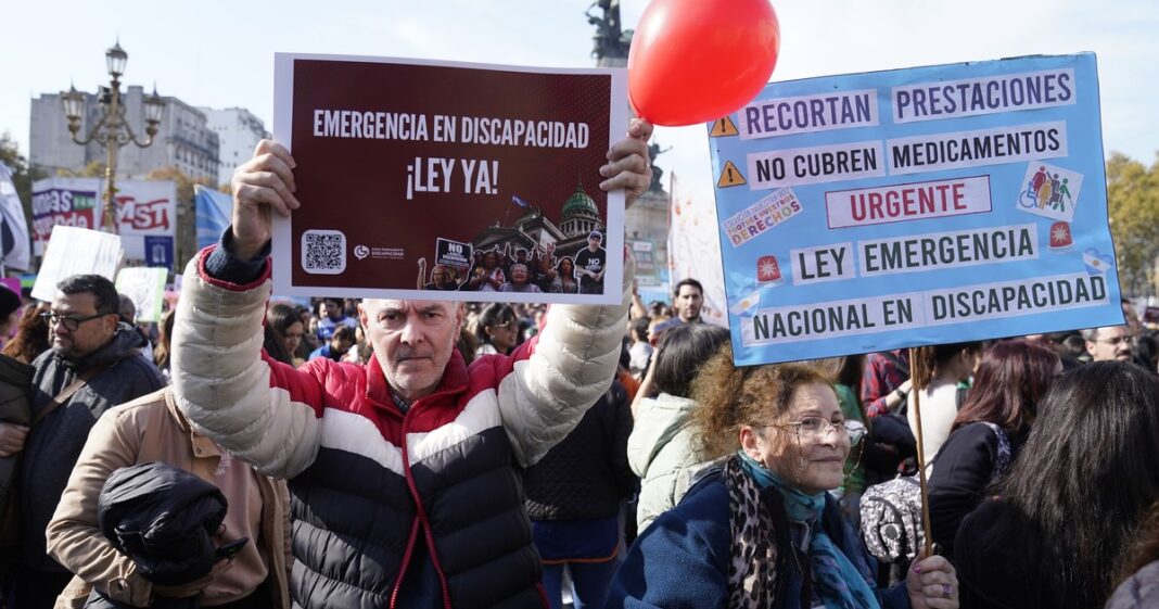 Congreso de la Nación Argentina, sede del debate del proyecto de ley sobre discapacidad.