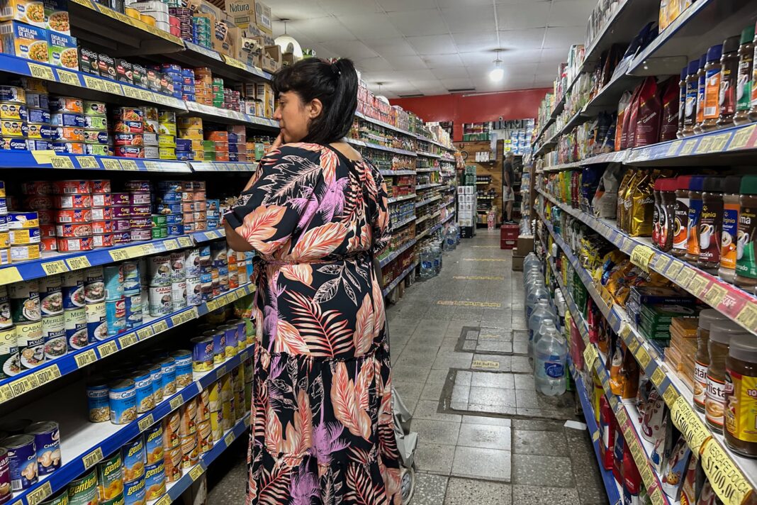 Gráfico mostrando la evolución de la inflación en la Ciudad de Buenos Aires (CABA)