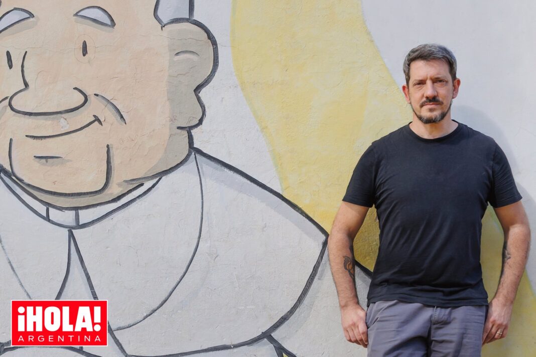 José Ignacio Bergoglio, sobrino del Papa Francisco, durante una entrevista.