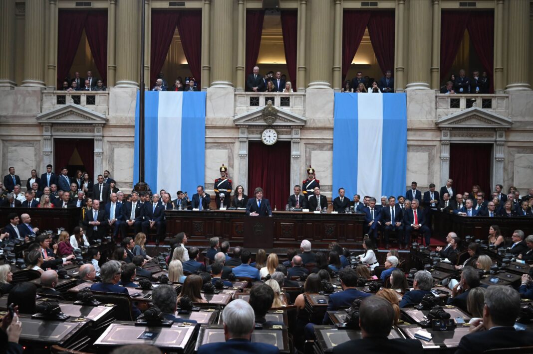 Congreso de la Nación Argentina, sede del Poder Legislativo.