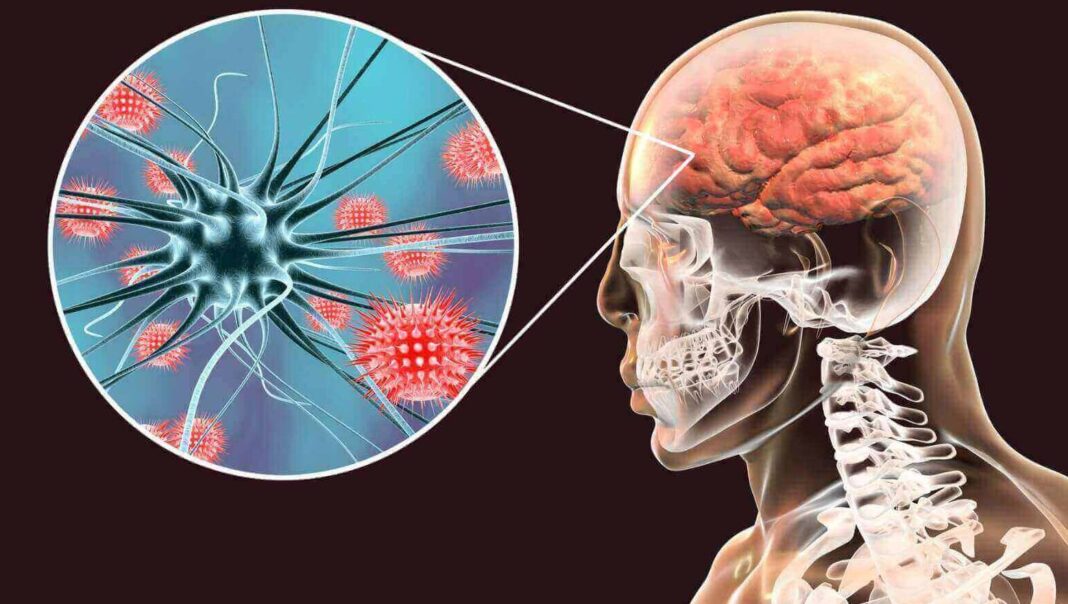Persona recibiendo vacuna contra la meningitis en Argentina