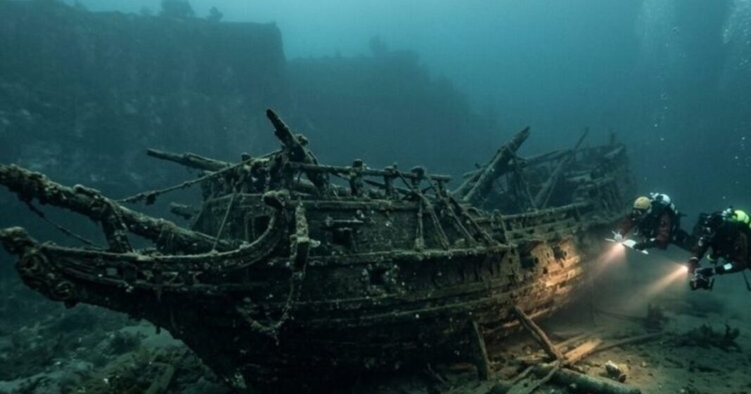 Pecio de madera del siglo XVI hallado en el mar Báltico frente a Suecia