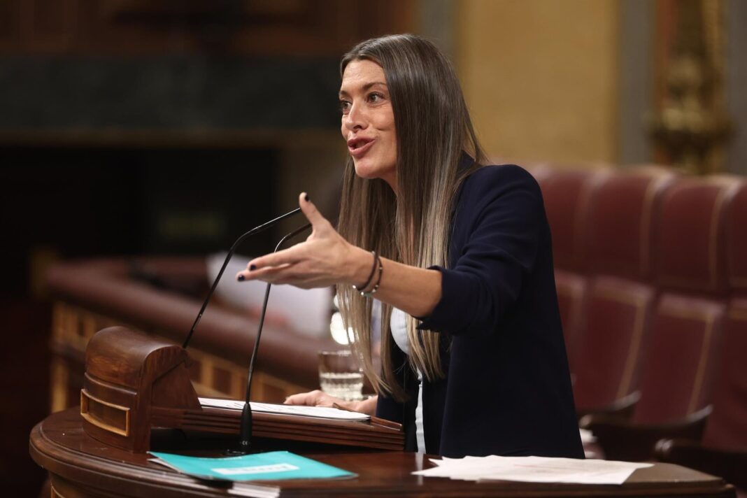 Míriam Nogueras, portavoz de Junts en el Congreso, en una entrevista