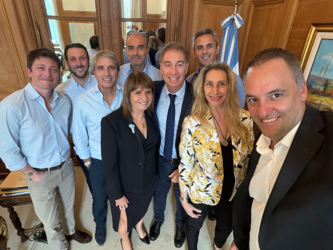 Reunión de la mesa política del Gobierno en Casa Rosada