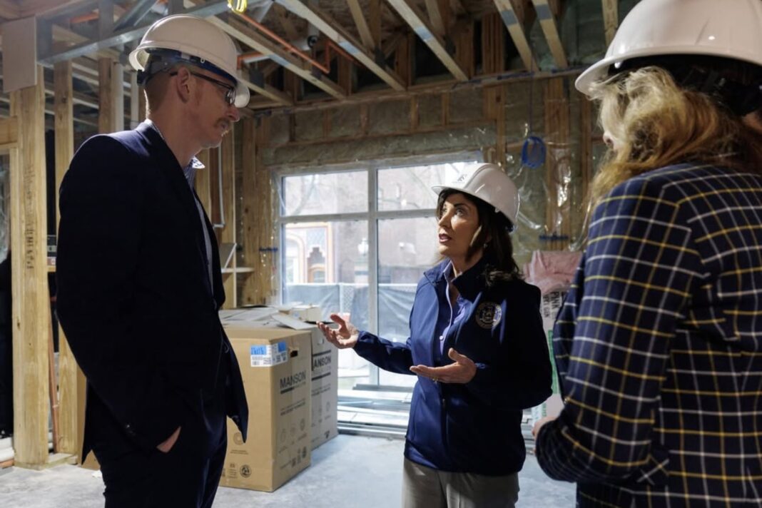 Viviendas asequibles en construcción en Nueva York