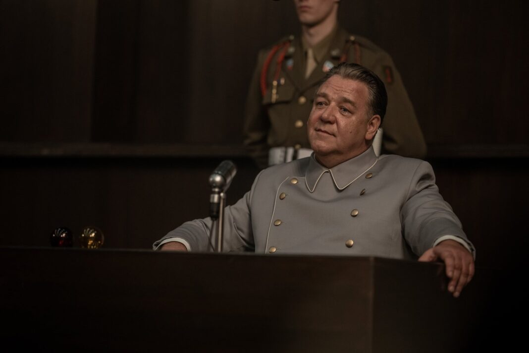 Póster de la película Núremberg con Russell Crowe y Rami Malek