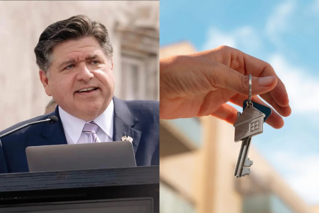 Gobernador J.B. Pritzker en conferencia sobre vivienda en Illinois