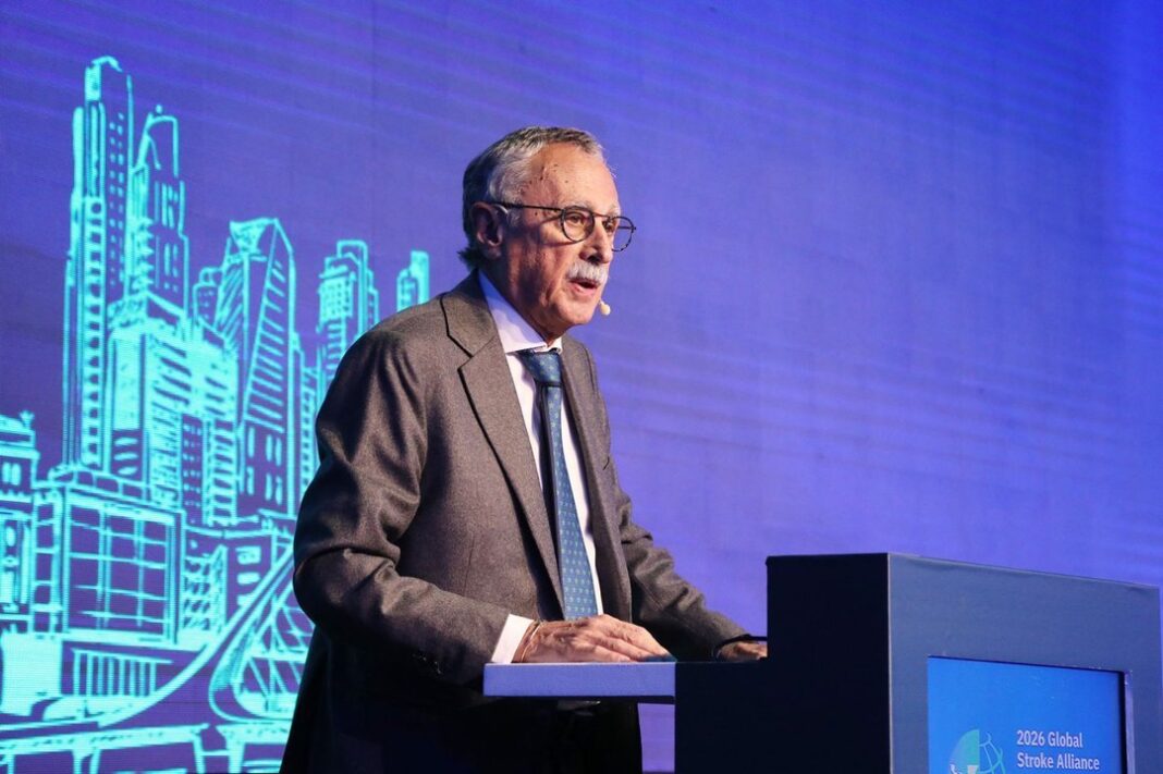 Ministro de Salud Mario Lugones durante el anuncio del Programa Nacional para el Diagnóstico y Tratamiento del ACV