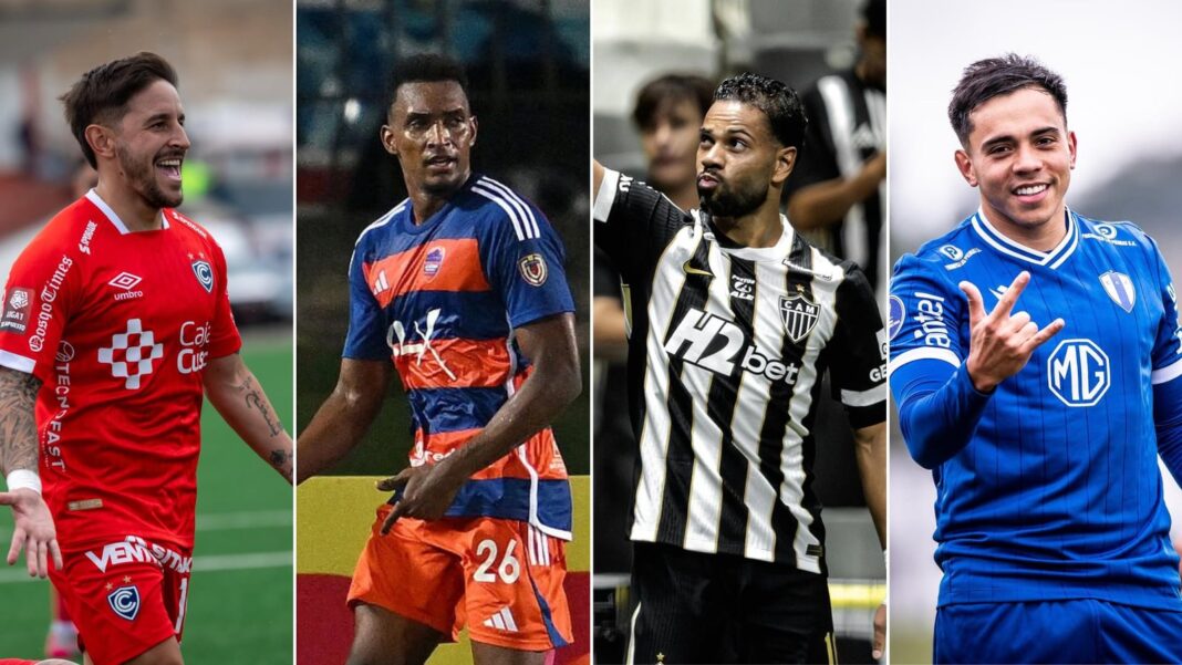 Escudos de los equipos del Grupo B de la Copa Sudamericana 2026