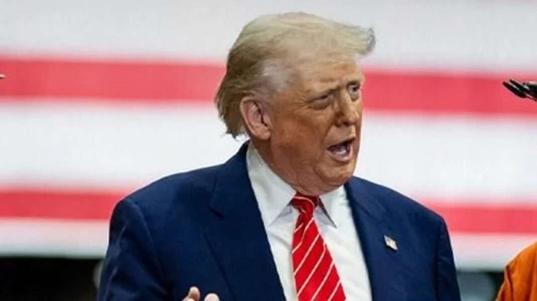 Donald Trump en evento oficial