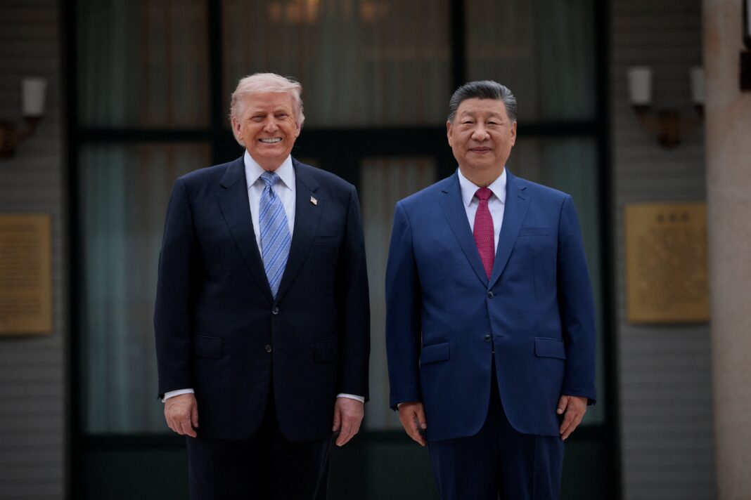 Donald Trump y Xi Jinping reunidos en Beijing durante cumbre bilateral