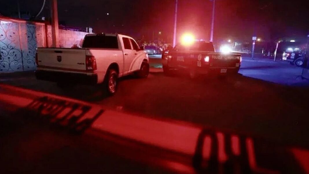 Escena del crimen tras ataque armado en Loma Blanca, Ciudad Juárez