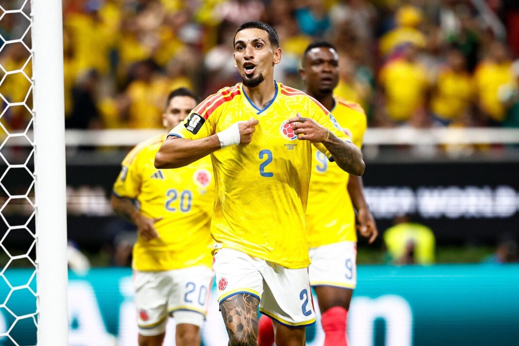 Jugadores de Colombia celebrando la victoria contra RD Congo en el Mundial 2026