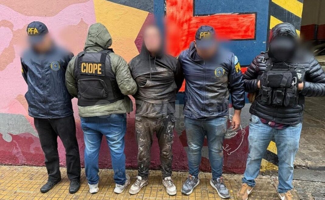 Andrés “Plin” Acosta tras ser detenido por la policía