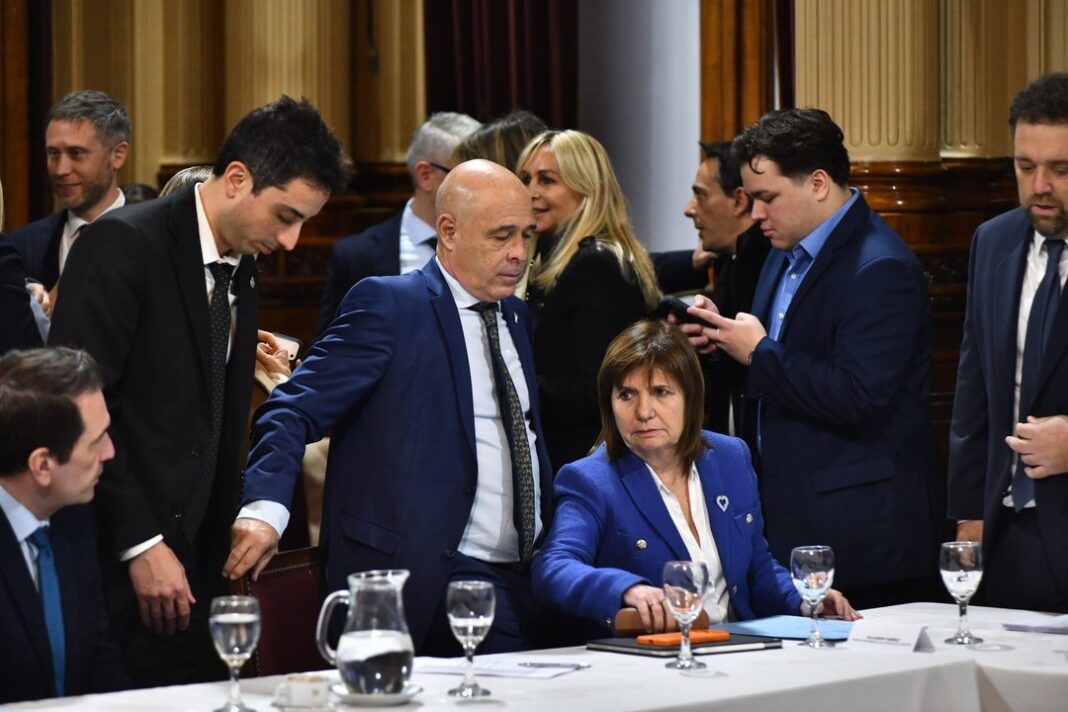 Sesión en el Senado argentino