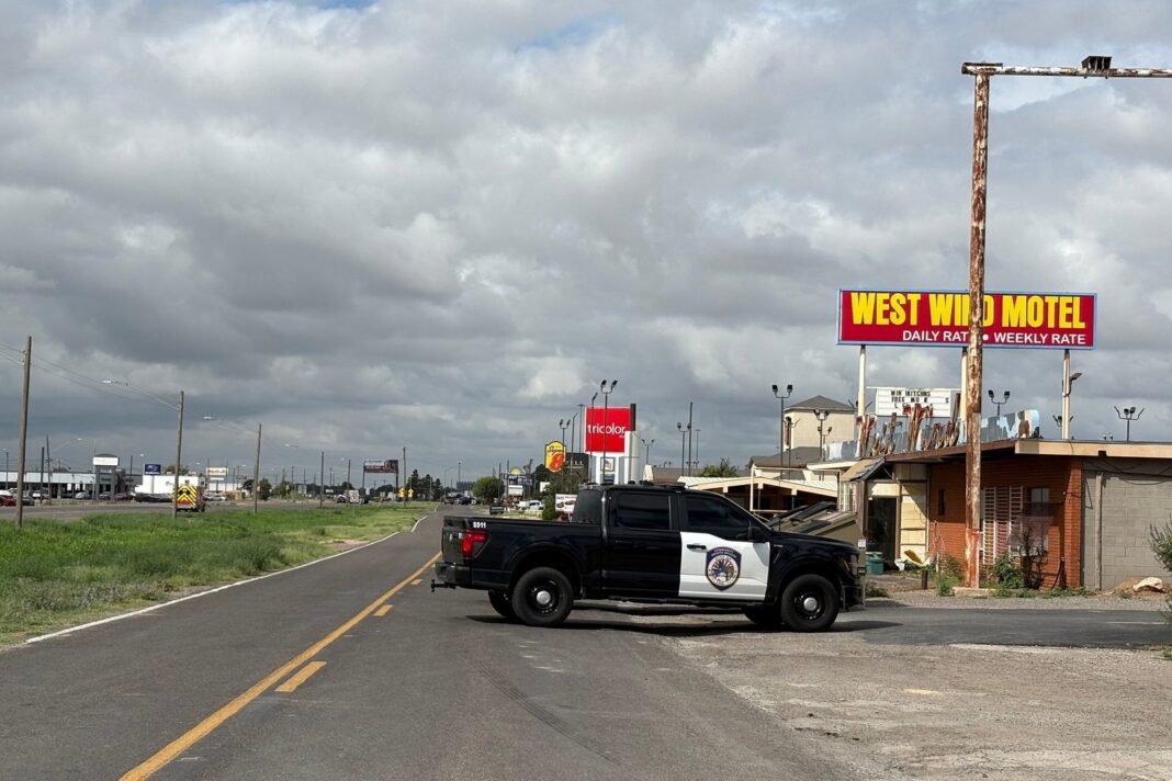 Edificio comercial en Midland, Texas, donde ocurrió el tiroteo