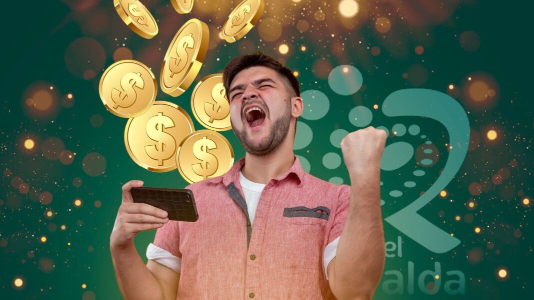 Boleto de la Lotería de Risaralda con los números ganadores del sorteo 2955