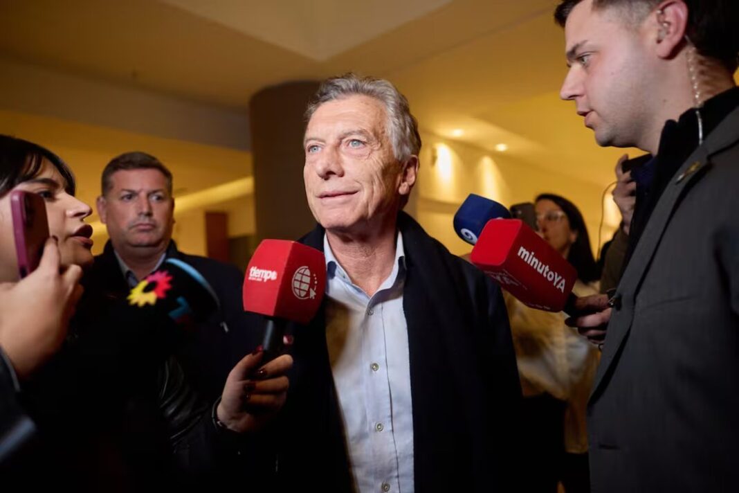 Mauricio Macri, expresidente de la Nación, en un acto público