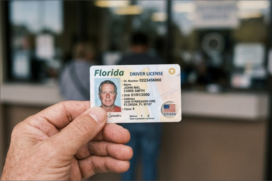 Licencia de conducir de Florida con marcador de ciudadanía