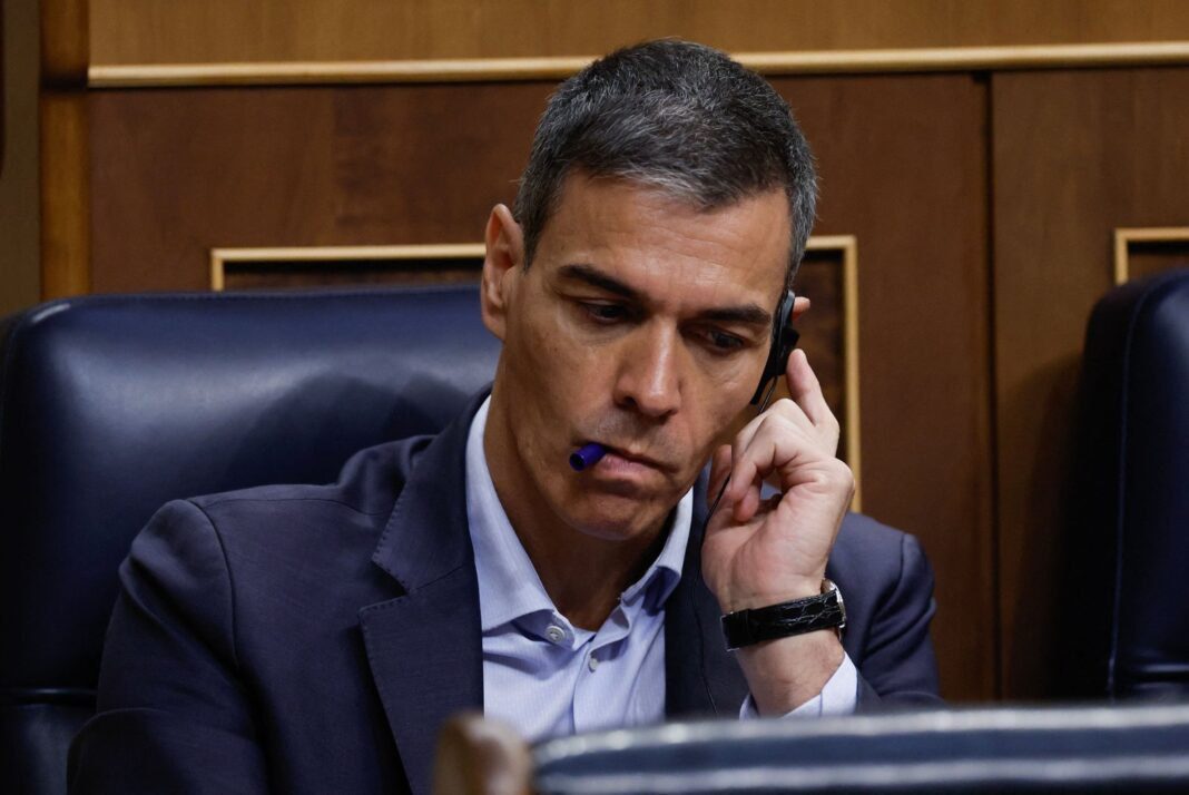 Pedro Sánchez en el Congreso de los Diputados de España