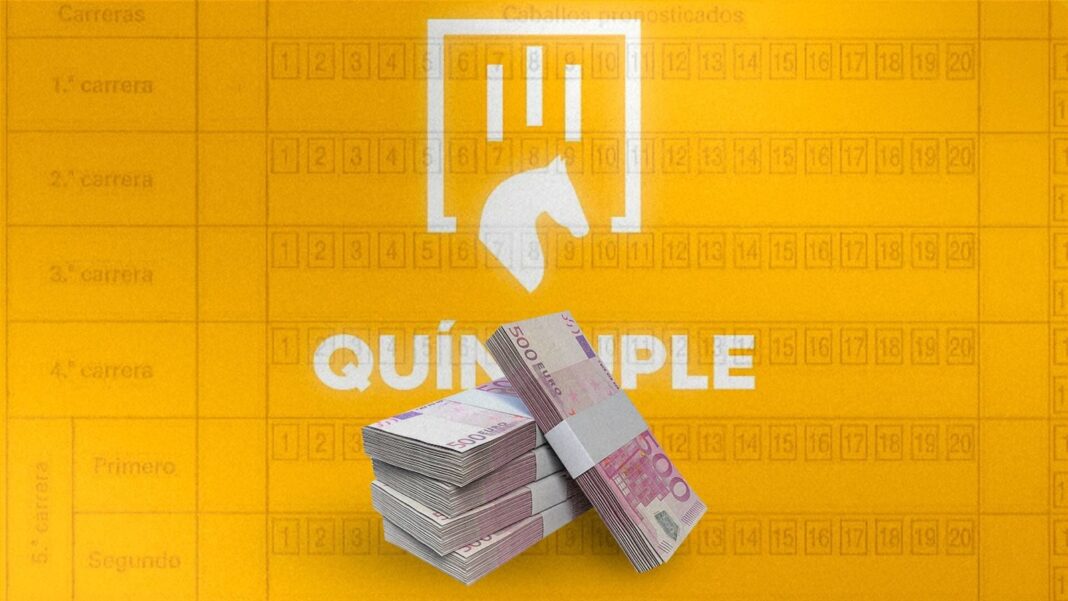 Boleto del Quíntuple Plus con los números ganadores del sorteo del 7 de junio de 2026