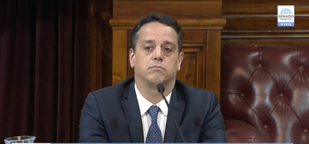 Senado argentino durante audiencia de la Comisión de Acuerdos
