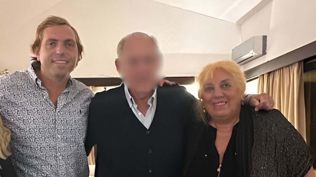 Andrés Prieto Fasano y su madre Lidia María Fasano en un evento público