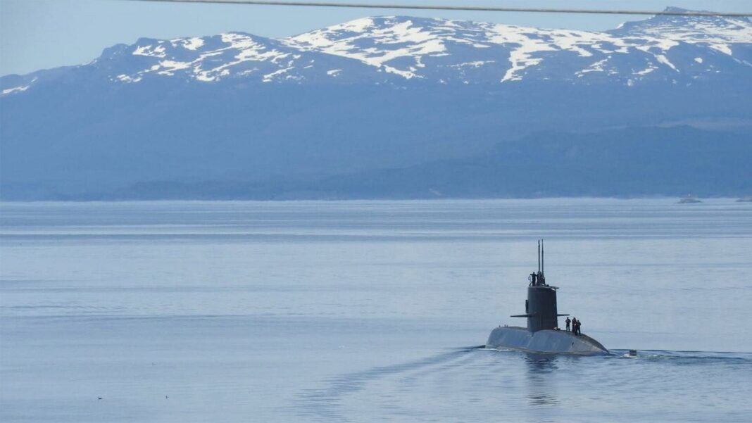 Imagen del submarino ARA San Juan