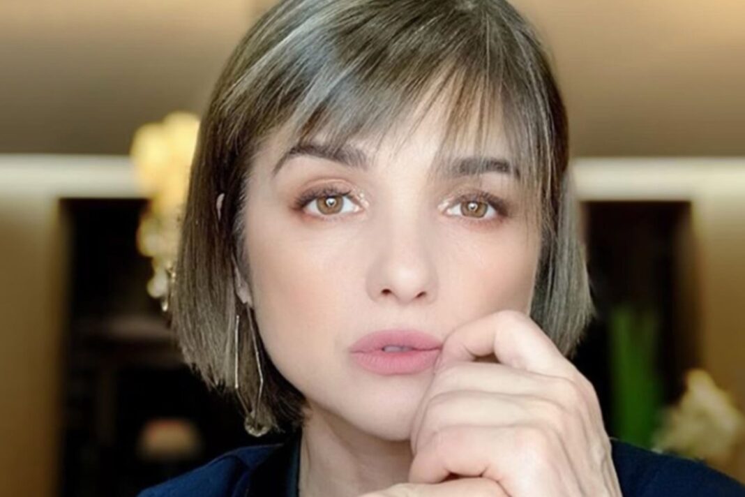 Araceli González en una entrevista