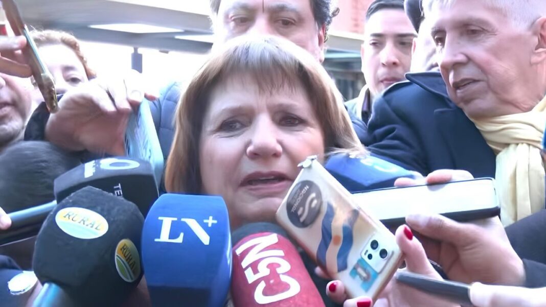 Patricia Bullrich habla en la Exposición Rural de Palermo