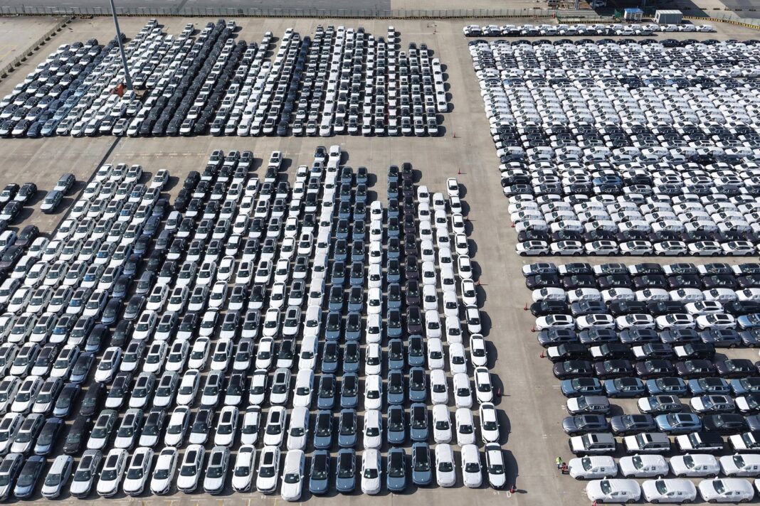 Gráfico de ventas de autos 0 km en Argentina con comparación entre marcas tradicionales y chinas