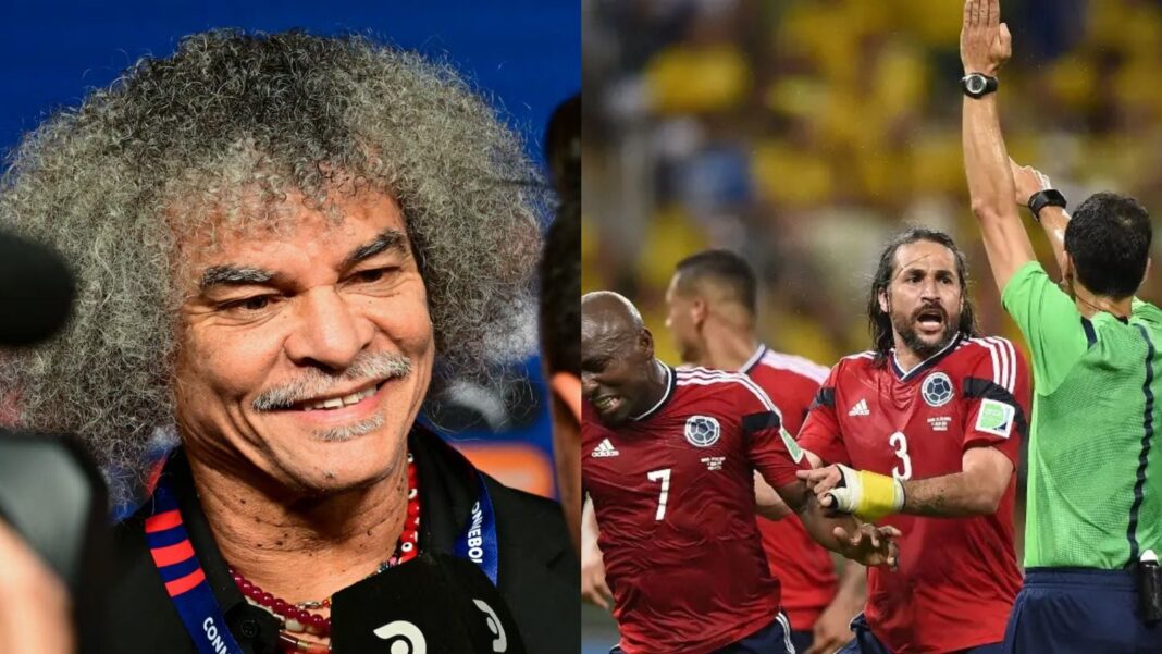 Carlos El Pibe Valderrama durante evento La Última Func10n