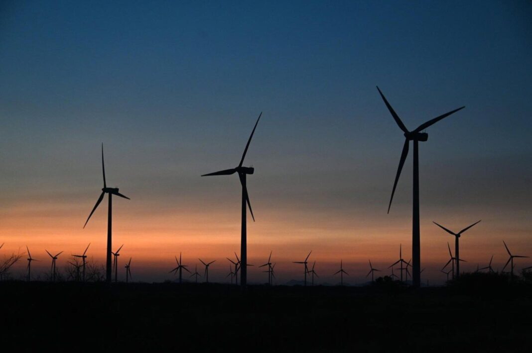 Aerogeneradores del proyecto Santa Cruz Wind en Panamá