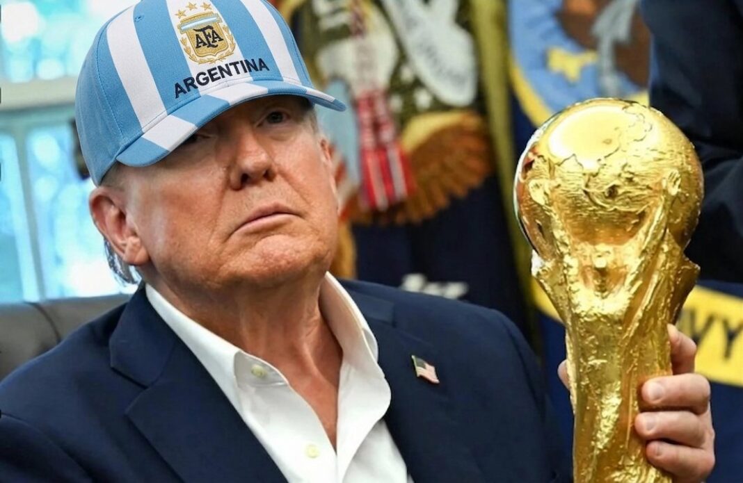 Donald Trump en un evento oficial