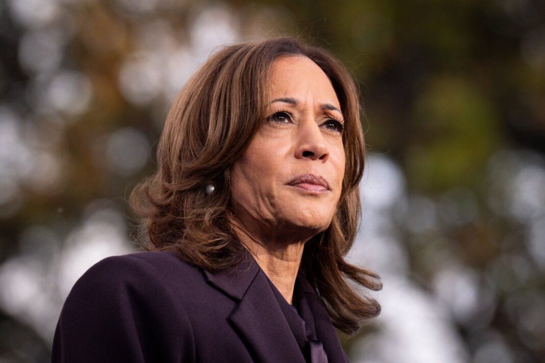 Kamala Harris en un evento político