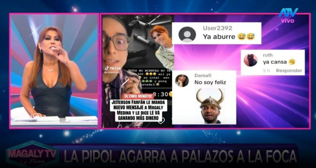 Magaly Medina y Jefferson Farfán en el centro de una controversia en redes sociales