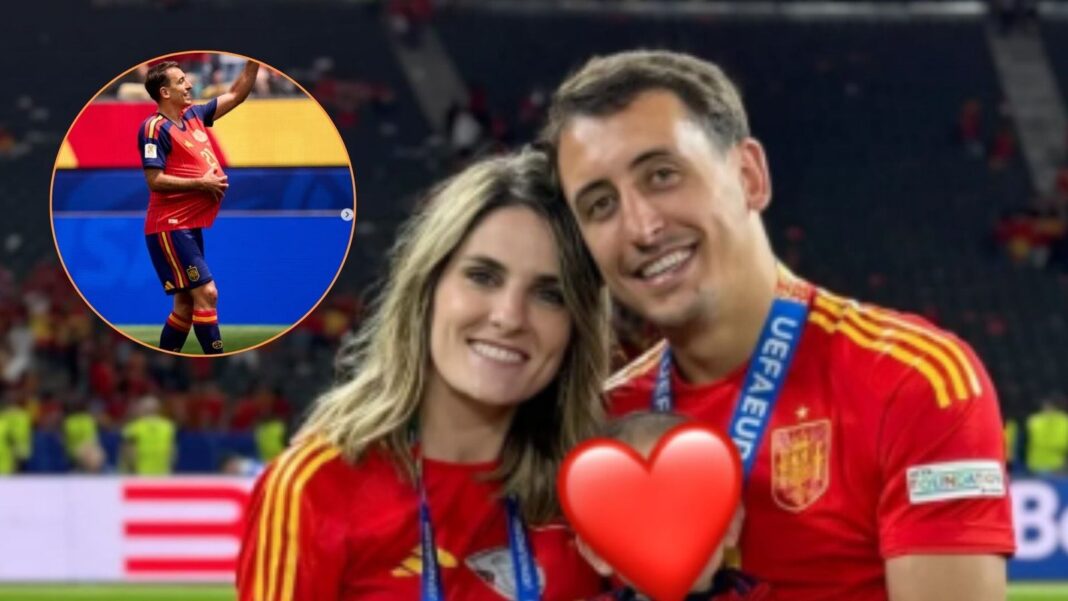 Mikel Oyarzabal celebró un gol colocándose la pelota bajo la camiseta para anunciar su segundo hijo
