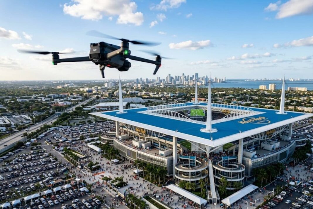 Dron confiscado por el FBI en el operativo de seguridad del Mundial 2026 en Florida