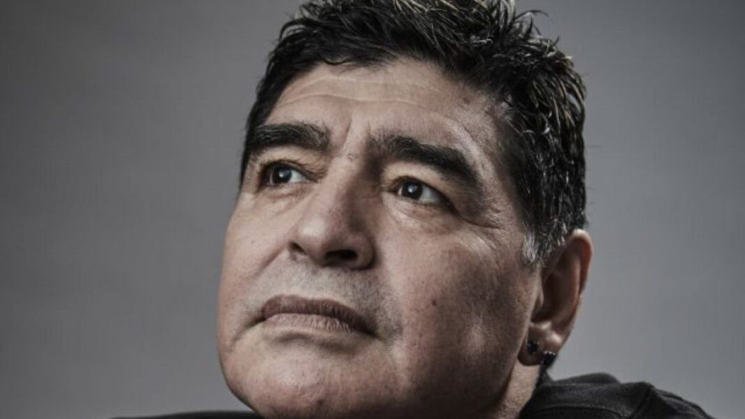 Diego Maradona en una entrevista de 2018