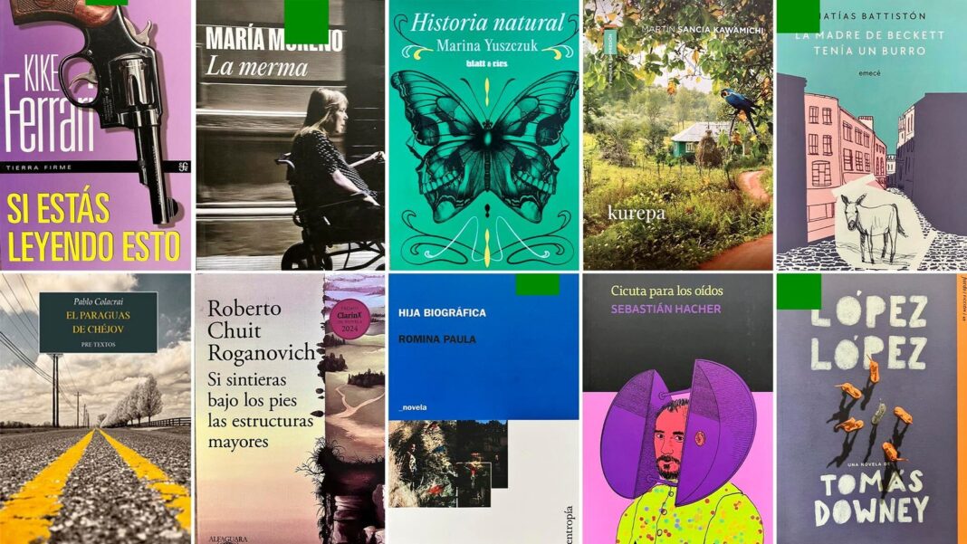 Portadas de libros de la lista larga del Premio Fundación Medifé Filba 2026