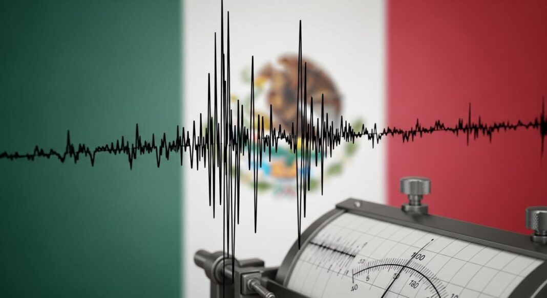 Mapa de monitoreo sísmico del Servicio Sismológico Nacional de México