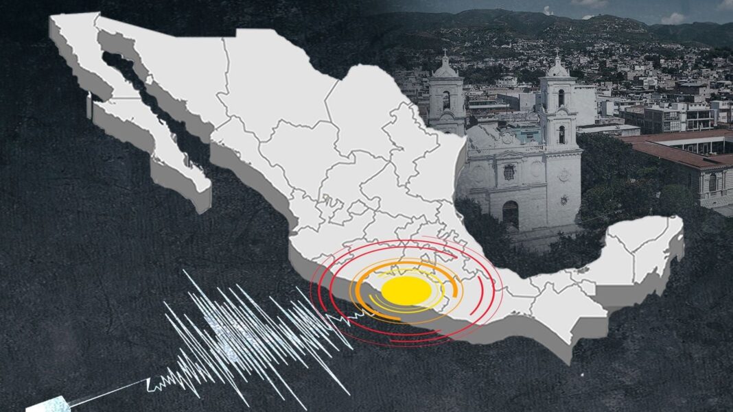 Mapa de epicentro del sismo de magnitud 4.4 en Chiapas, México